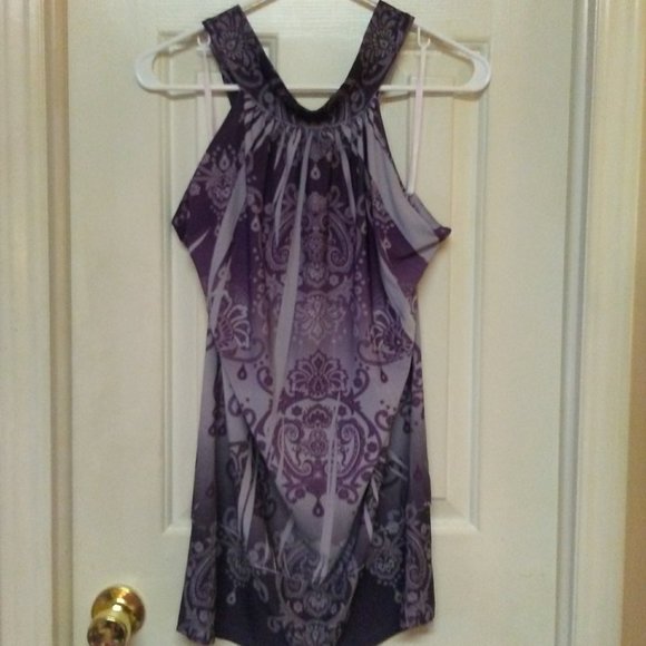 Dots Tops - Dots Halter Tie Back Blouse